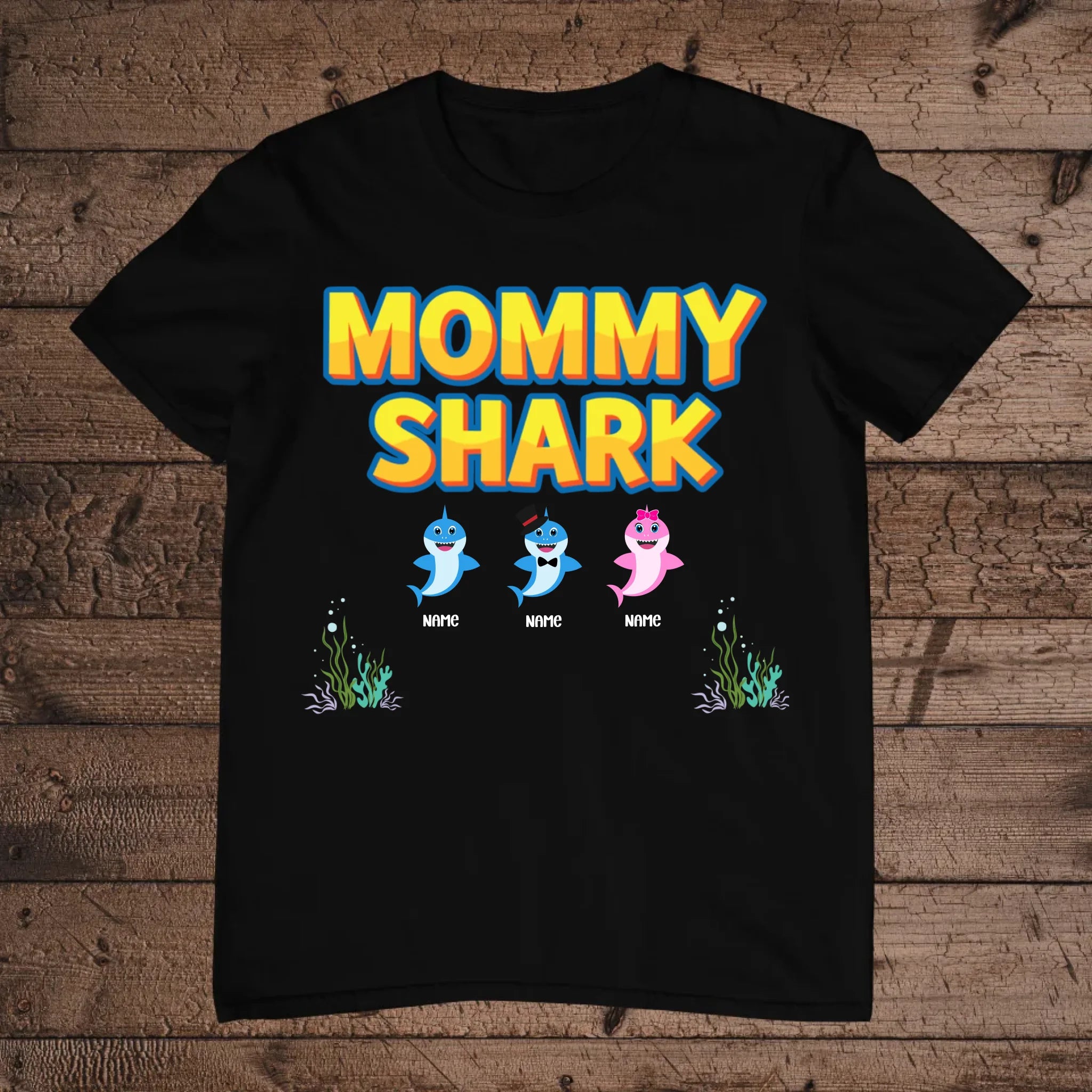 holz Flatlay mockup schwarz