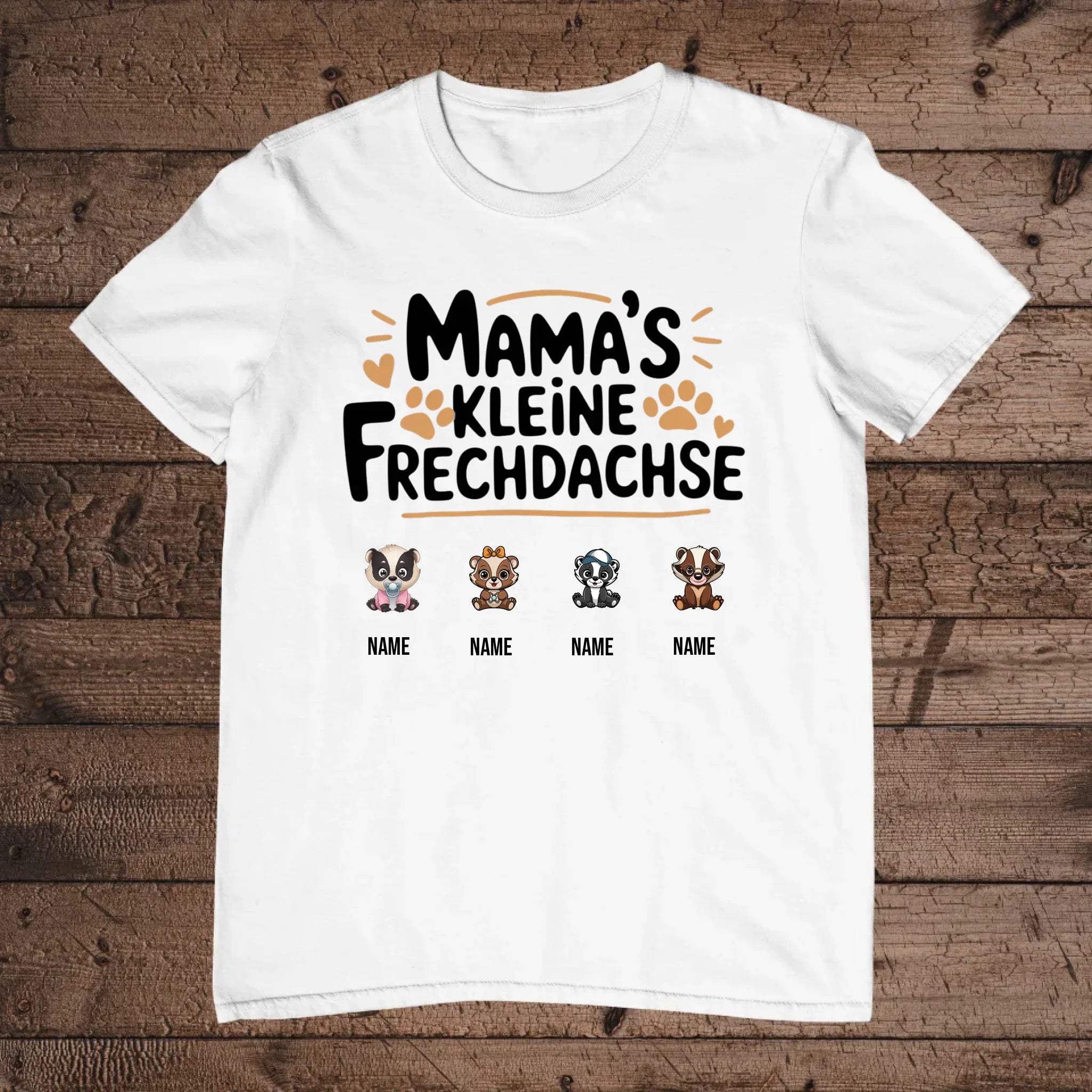 holz flatlay mockup weiß