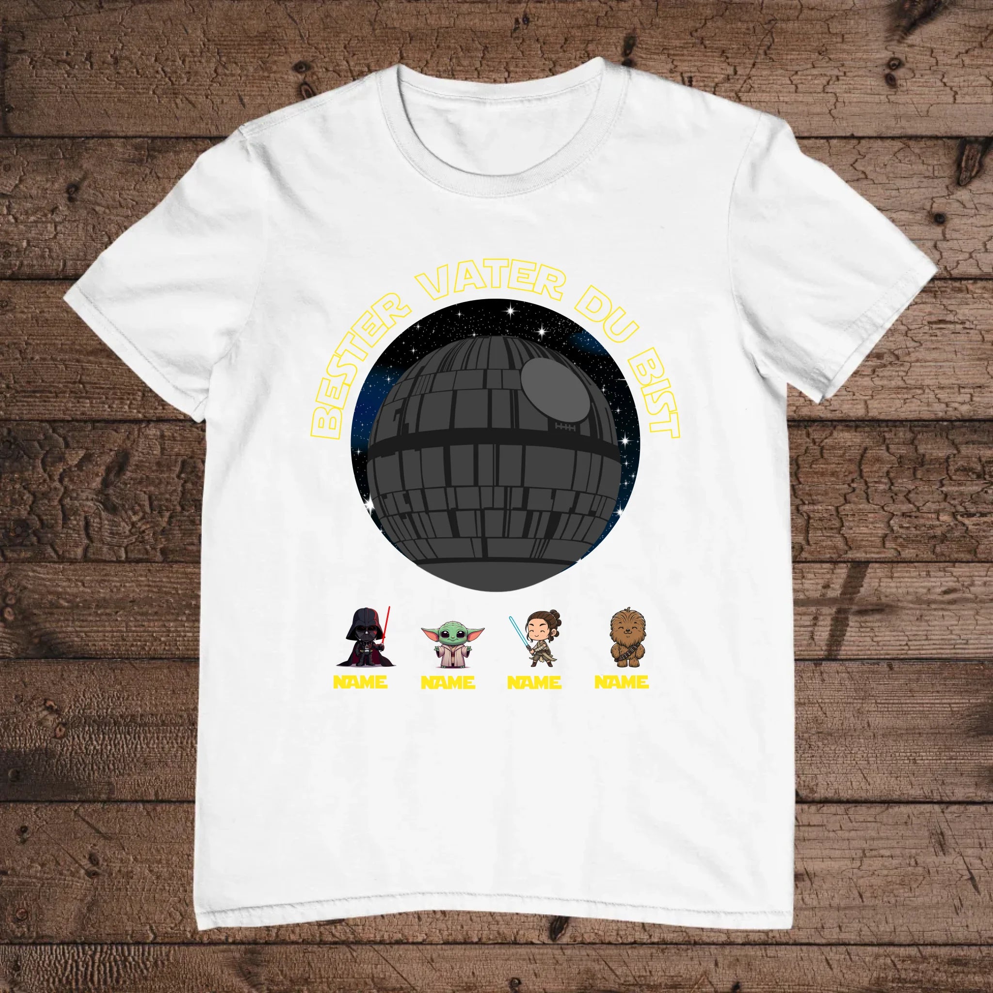 holz flatlay mockup weiß