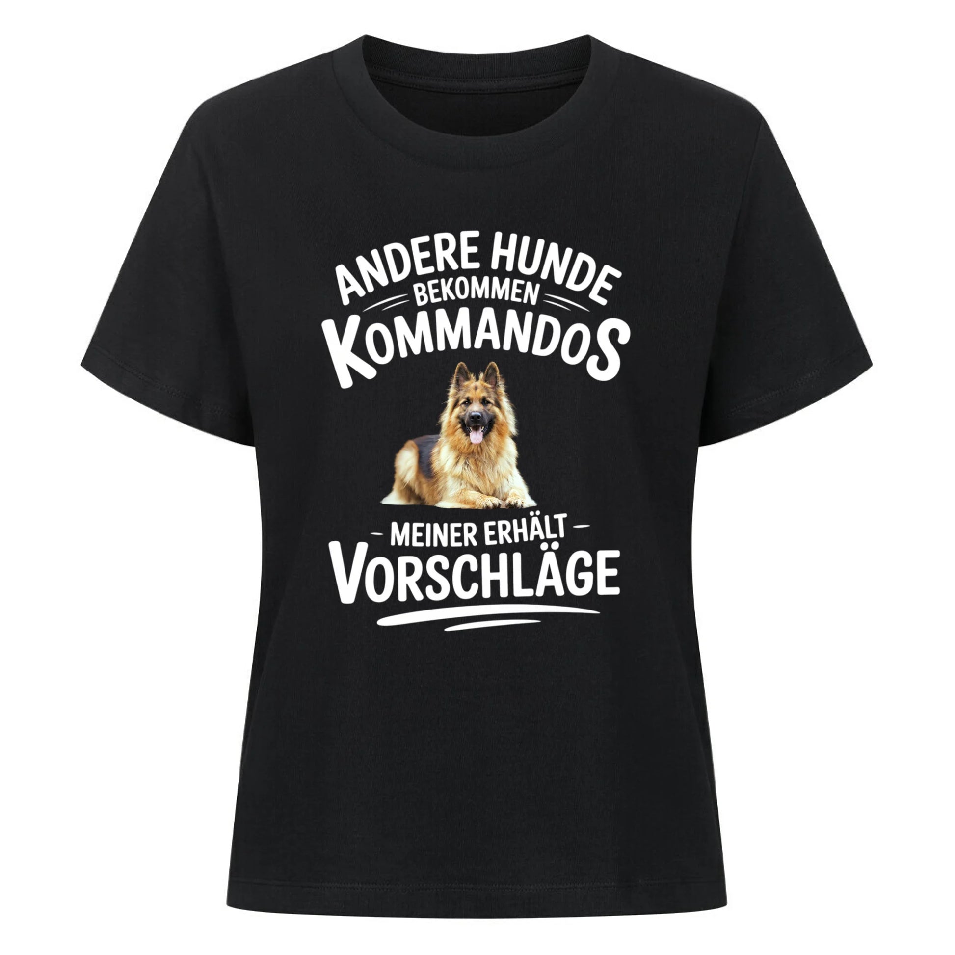 Damen Mockup Schwarz