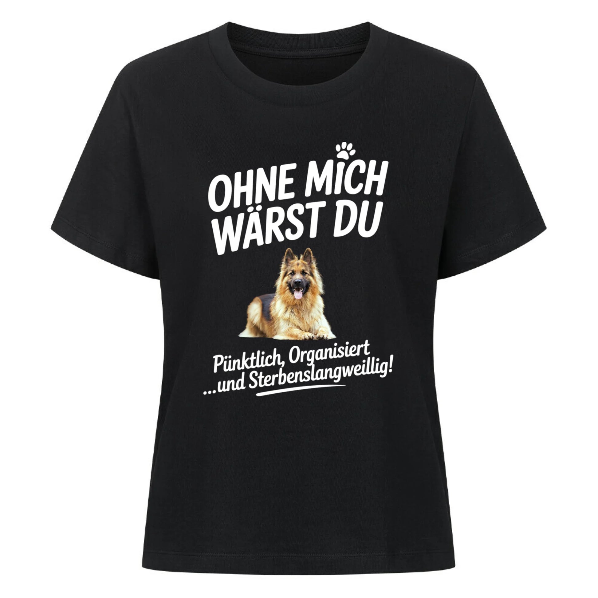 Damen Mockup Schwarz