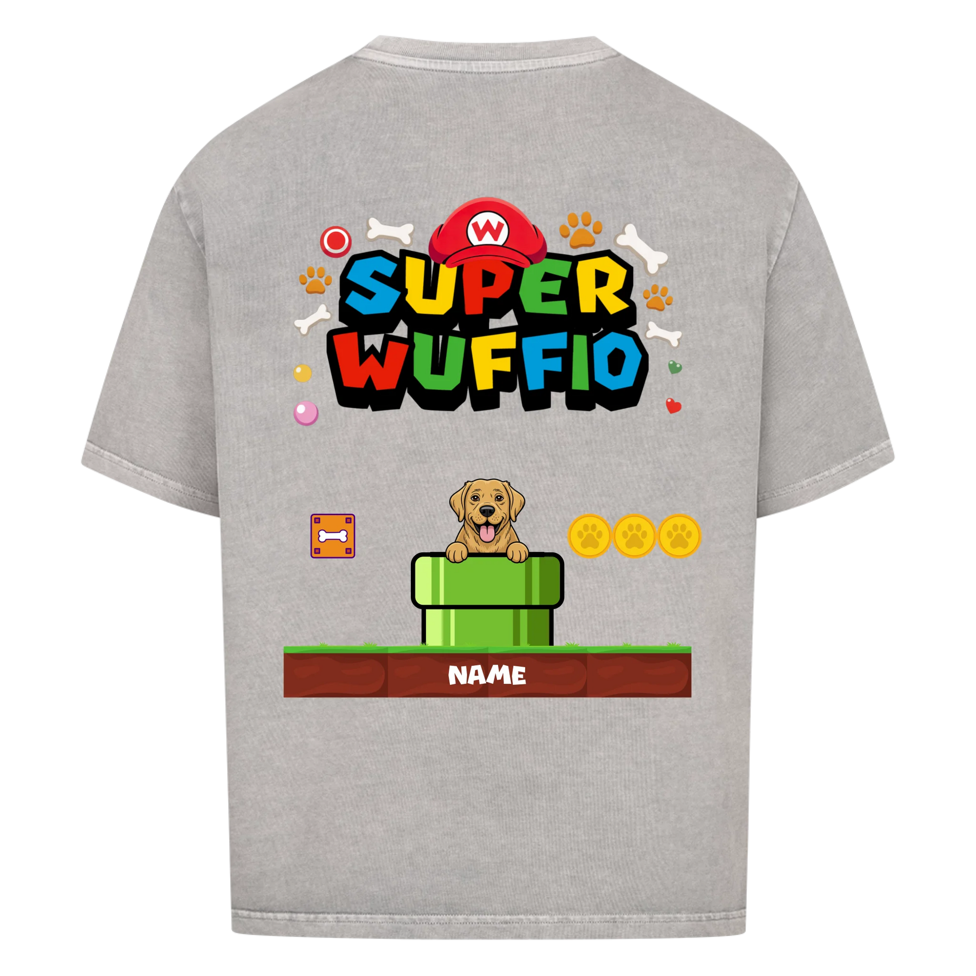 washed grey back