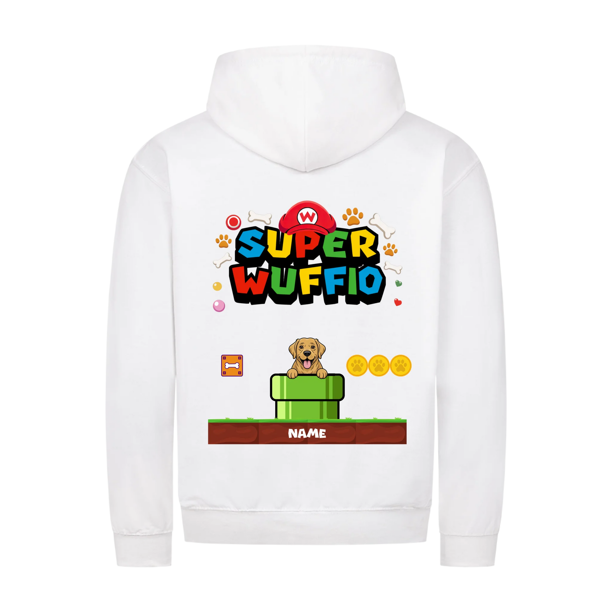 Weiß hinten