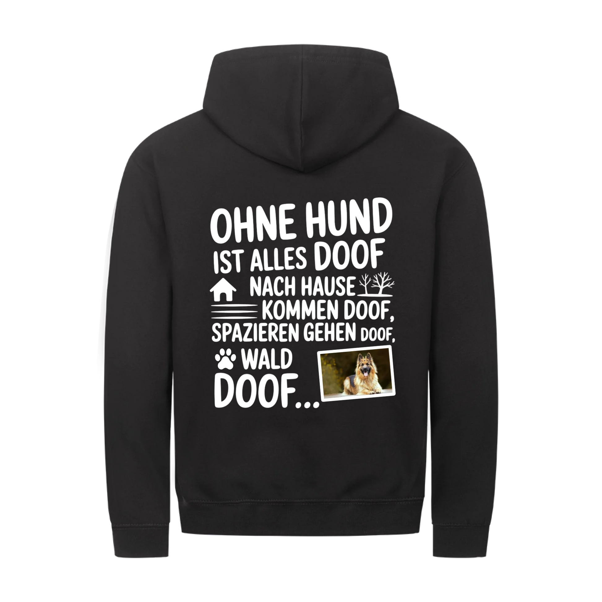 Schwarz hinten