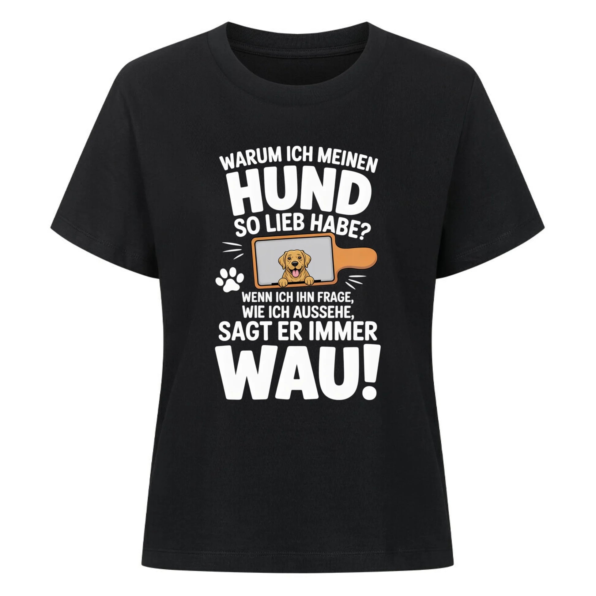 Damen Mockup Schwarz