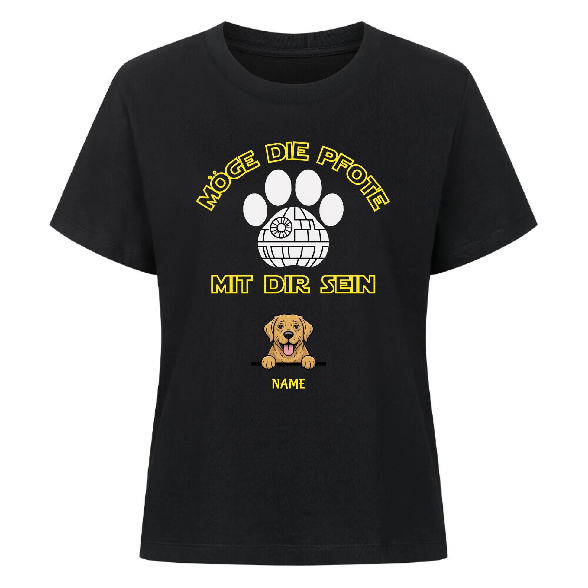 Damen Mockup Schwarz