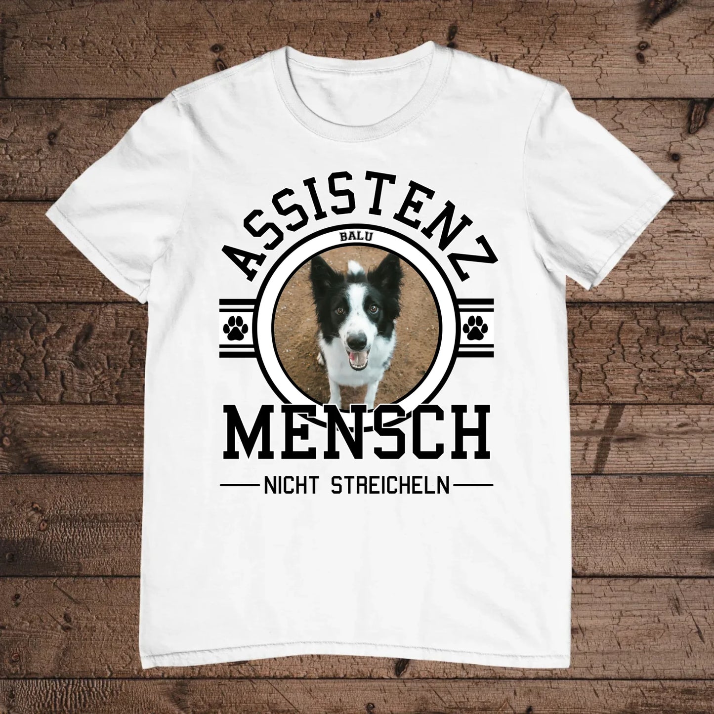 holz flatlay mockup weiß