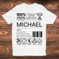 Gildan Basic Shirt mockup weiß